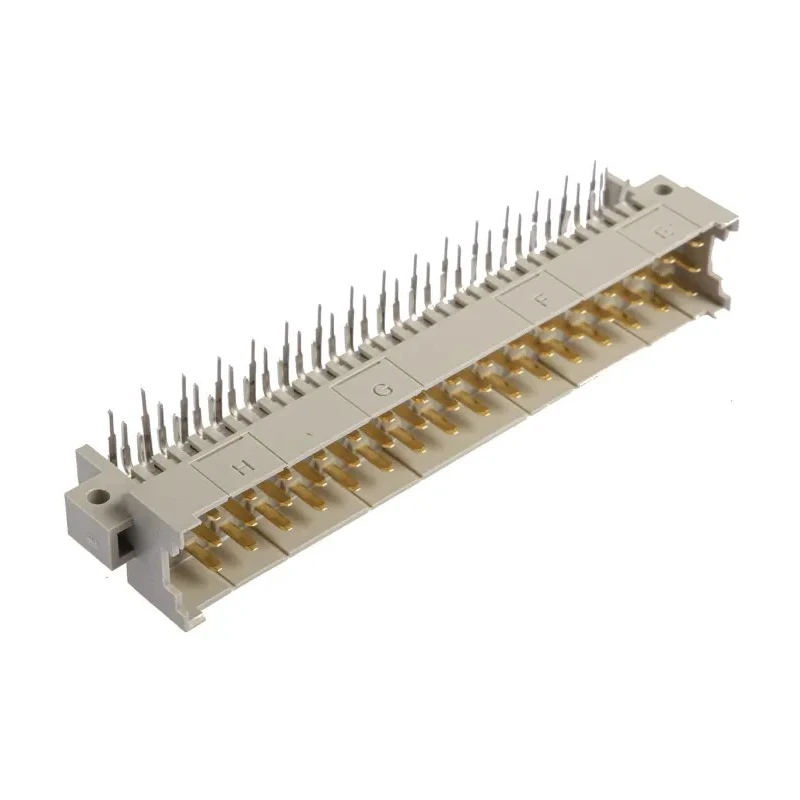 HARTING DIN 41612 48 Way Connector, 5.08 mm Pitch, Type Through Hole, C/2 Solder Class C2, 3 Row Male, Right 09061486901