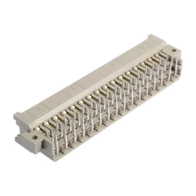 HARTING DIN 41612 48 Way Connector, 5.08 mm Pitch, Type Through Hole, C/2 Solder Class C2, 3 Row Male, Right 09061486901