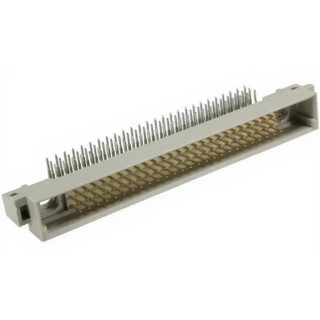 HARTING DIN 41612 Connector, 80 Way, 2.54 mm Pitch, Through Hole, Type C/2, Solder Class C2, 3 Row Male, Right 09031786901