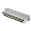 HARTING DIN 41612 Connector Female 15 Way 10.16 mm Pitch Type H15 Faston Class C1 Straight 09062152871