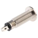 Marl Panel Mount LED Indicator Red, 8.1 mm, IP67, 12–28V DC, Solder Tab, 600 mcd 537-501-63