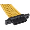 Cinch 25 Way Straight D-Sub Cable Connector, 1.27mm Pitch, Male, Pre-Wired, 3A, 200V DCDA-25P-6E2-18.0B