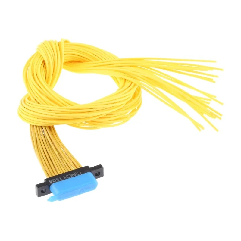 Cinch 25 Way Straight D-Sub Cable Connector, 1.27mm Pitch, Male, Pre-Wired, 3A, 200V DCDA-25P-6E2-18.0B