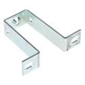 RS PRO TS Series Square Bracket, Zinc Coated Mild Steel, Grey, for Top Hat DIN Rail, Pack of 10 467-361
