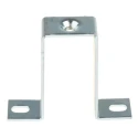 RS PRO TS Series Square Bracket, Zinc Coated Mild Steel, Grey, for Top Hat DIN Rail, Pack of 10 467-361