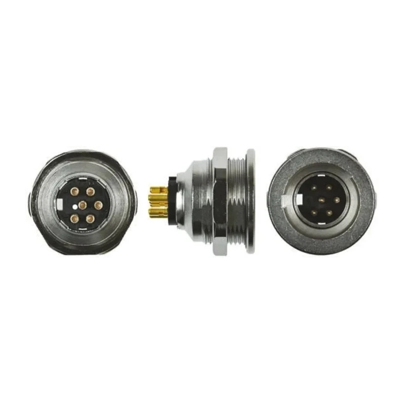 binder 09-4843-00-19 Circular Connector 19 Contacts Panel Mount Miniature Socket Male IP67 3A 60V 440 Series