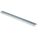 RS PRO Steel Perforated DIN Rail, 500 mm x 35mm x 15 mm, Slotted TS-35, Zinc-Plated, 467-438