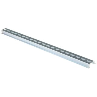 RS PRO Steel Perforated DIN Rail, 500 mm x 35mm x 15 mm, Slotted TS-35, Zinc-Plated, 467-438