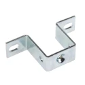 RS PRO TS Series Square Mounting Bracket, 40mm Height, Zinc Coated Mild Steel for Top Hat DIN Rail 467-343