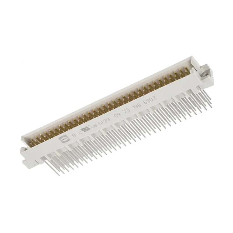 HARTING DIN 41612 Connector 96 Way 2.54 mm Pitch, Through Hole, Wire Wrap, 3 Row Male, Straight, Class C2 09731966907