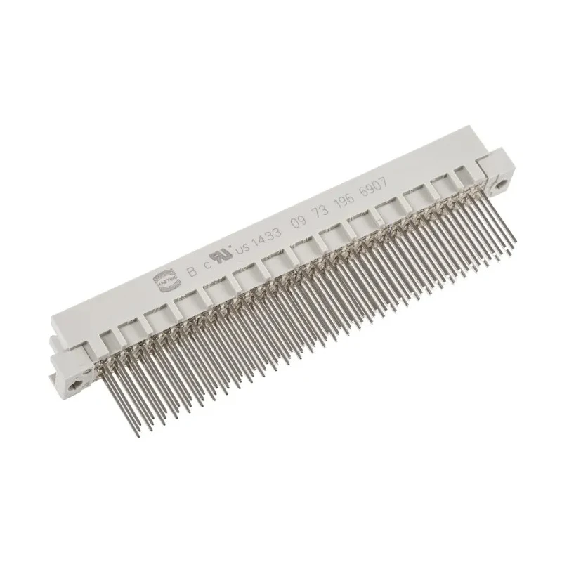 HARTING DIN 41612 Connector 96 Way 2.54 mm Pitch, Through Hole, Wire Wrap, 3 Row Male, Straight, Class C2 09731966907
