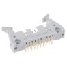 RS PRO Right Angle Through Hole PCB Header 20 Contacts 2.54 mm Pitch Shrouded 1A Gold-Plated Thermoplastic 471-137