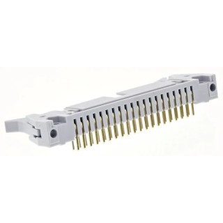 RS PRO Right Angle Through Hole PCB Header, 2.54 mm Pitch, 40 Contacts, Shrouded, Nylon Housing, Brass Gold-Plated 471-165