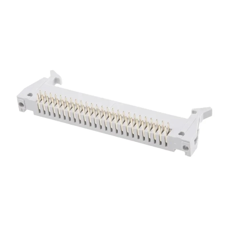 RS PRO Right Angle Through Hole PCB Header, 50 Contacts, 2.54 mm Pitch, Fibreglass Reinforced PET, Brass 471-171