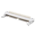 RS PRO Right Angle Through Hole PCB Header, 50 Contacts, 2.54 mm Pitch, Fibreglass Reinforced PET, Brass 471-171