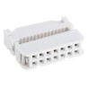 RS PRO 14-Way IDC Connector Female, 2 Row, Cable Mount, 1A, 500V, Pitch 2.54mm, Shrouded, Straight, Brass Contacts, 471-193