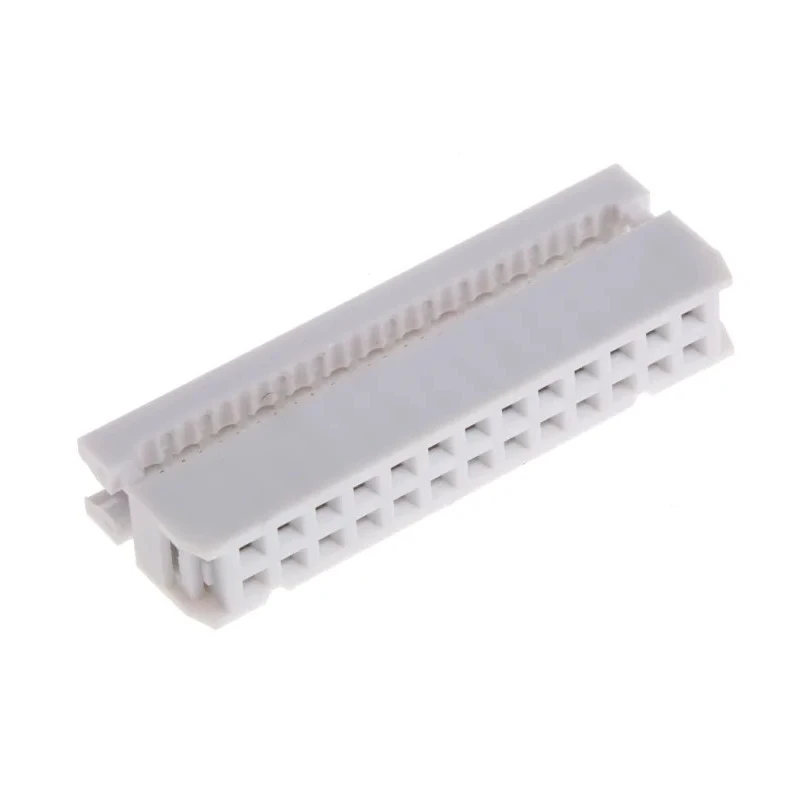 RS PRO 26-Way IDC Connector, Female for Cable, 2 Rows, 1A, 500V, Gold Plated, 2.54mm Pitch, 471-222