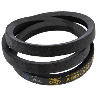 RS PRO Drive Belt Section A, 889 mm Length, Classical V-Belt Polyester Cord Polyethylene Terephthalate Rubber 472-098