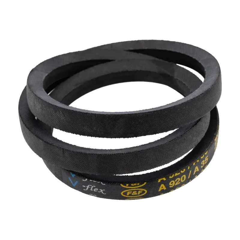 RS PRO Drive Belt Section A, 889 mm Length, Classical V-Belt Polyester Cord Polyethylene Terephthalate Rubber 472-098