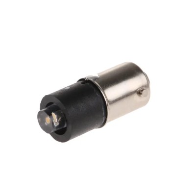 Marl White Indicator Lamp Single Chip 24V DC BA9 Base 4.9mm 9200mcd 215-993-22-38