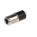 Marl White Indicator Lamp Single Chip 24V DC BA9 Base 4.9mm 9200mcd 215-993-22-38