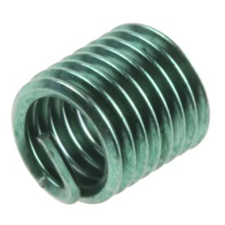 Böllhoff Thread Repair Insert 4.2 mm Drill Size, Stainless Steel A2 Silver Plated Inconel X 750, 8 mm Length 41890040008