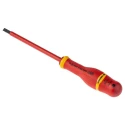 Facom Insulated Screwdriver 125 mm Blade VDE 1000V Approved, 5.5 mm Tip, 235 mm Overall AT5.5X125VE