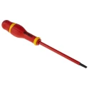 Facom Insulated Screwdriver 125 mm Blade VDE 1000V Approved, 5.5 mm Tip, 235 mm Overall AT5.5X125VE
