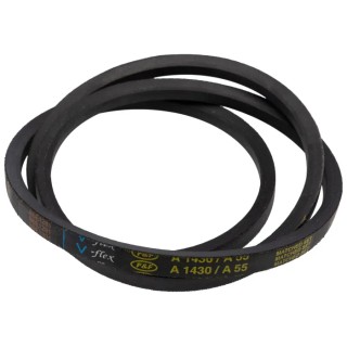 RS PRO Classical Drive Belt A Section, 1400 mm Length, 13 mm Width, 8 mm Height Rubber PET, FFAC Series 471-742