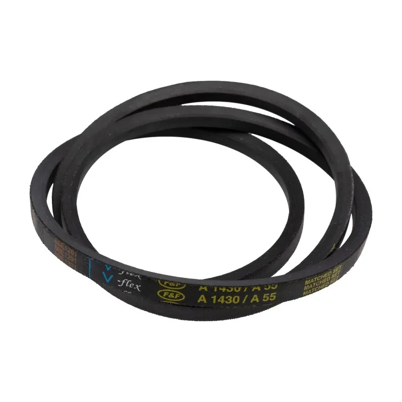 RS PRO Classical Drive Belt A Section, 1400 mm Length, 13 mm Width, 8 mm Height Rubber PET, FFAC Series 471-742