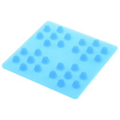Taica Anti-Vibration Damping Pad SN-50 Silicone 100mm x 100mm x 7mm 50kg -40°C to 200°C