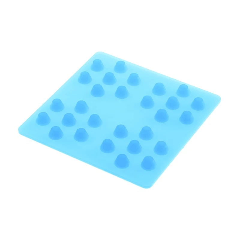 Taica Anti-Vibration Damping Pad SN-50 Silicone 100mm x 100mm x 7mm 50kg -40°C to 200°C