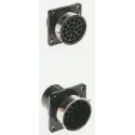 ITT Cannon Circular Connector, Panel Mount, 28 Contacts, 16A 250V, IP65, Crimp, Trident Ringlock TR2028RMS1NB / 192926-0480