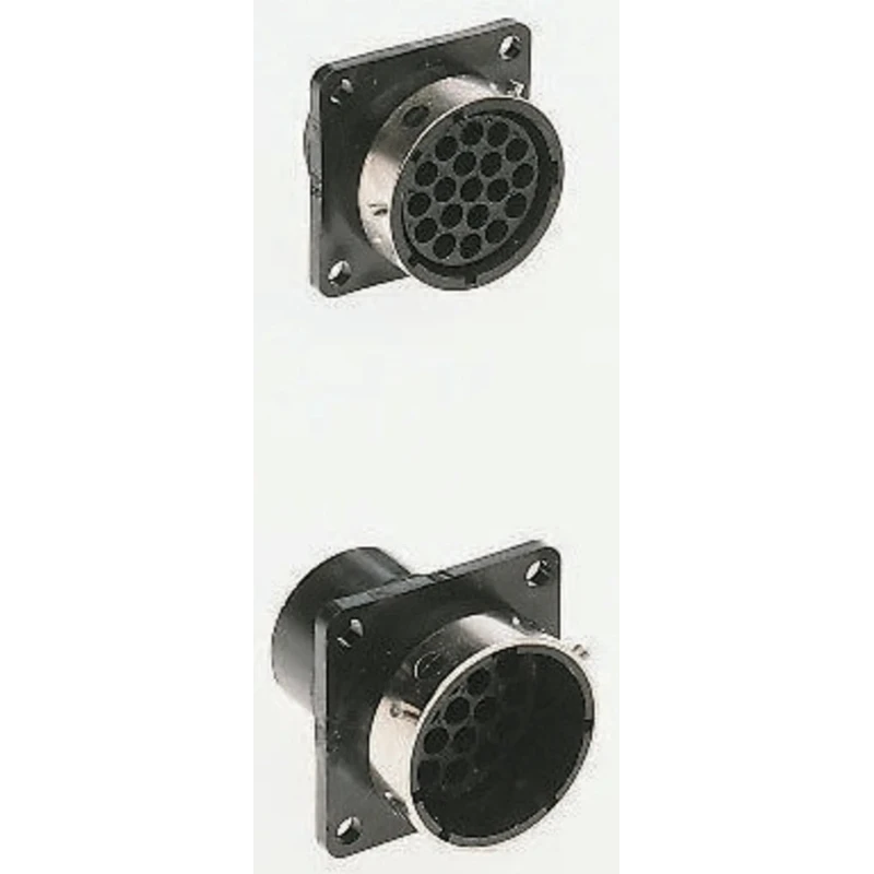 ITT Cannon Circular Connector, Panel Mount, 28 Contacts, 16A 250V, IP65, Crimp, Trident Ringlock TR2028RMS1NB / 192926-0480