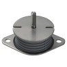 Taica Cylindrical Anti-Vibration Mount, Compression, M10 Thread, 10mm Bore, 76mm OD, 64mm Height Silicone SF-50