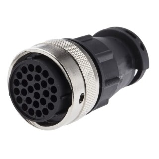ITT Cannon Circular Connector 28 Contacts Cable Socket Female IP65 Trident Ringlock Series 13A 192991-0517