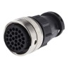 ITT Cannon Circular Connector 28 Contacts Cable Socket Female IP65 Trident Ringlock Series 13A 192991-0517