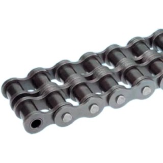 Wippermann Double Strand Roller Chain D501, 10B-2, ISO 606 (DIN 8187), Steel, 5 m, Pin Length 36.2 mm