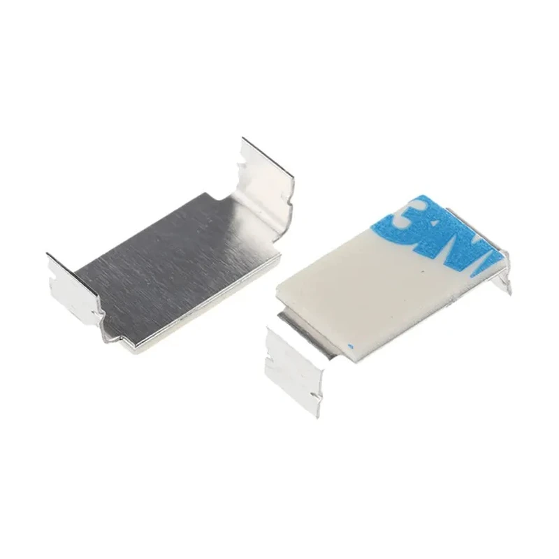 RS PRO Natural Aluminium Cable Clip, Self-Adhesive, 10 mm Bundle, 19.3x9.8x6.3 mm 475-164