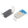 RS PRO Natural Aluminium Cable Clip, Self-Adhesive, 10 mm Bundle, 19.3x9.8x6.3 mm 475-164