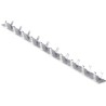 RS PRO Aluminium Cable Clip Self-Adhesive 6mm Max Bundle, 16mm x 10.6mm x 9.4mm, Natural Finish 475-198