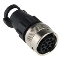 ITT Cannon Circular Connector 12 Contacts Female Cable Socket, IP65, Trident Ringlock, 13A, 192991-0515