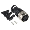 ITT Cannon Circular Connector 12 Contacts Female Cable Socket, IP65, Trident Ringlock, 13A, 192991-0515