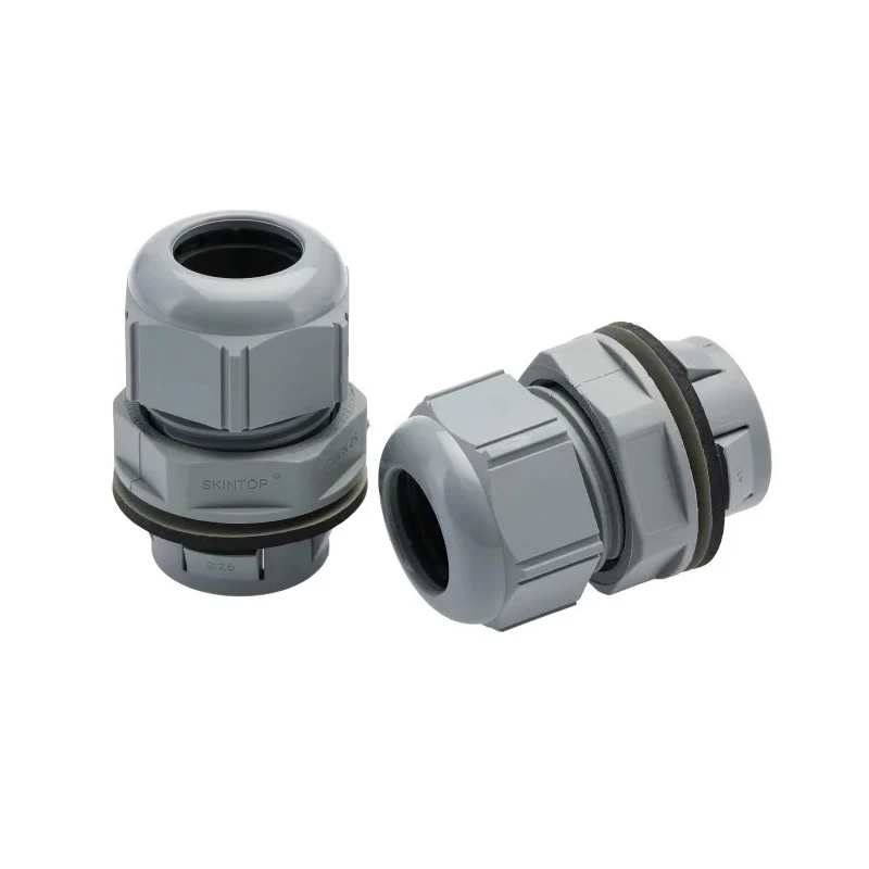 Lapp SKINTOP Series M25 Cable Gland Kit, Polyamide, Grey, IP68, -20°C to +100°C, 9–17mm Cable Range 53112878