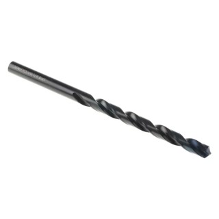 Dormer High Speed Steel Long Series Twist Drill Bit, 195mm Overall Length, 1 inch Size, Helical Flutes, Cylindrical A1107/16