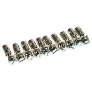Weidmüller SAK Series Jumper Bar for DIN Rail Terminal Blocks, Grey, Pack of 5, 41A, 0368700000