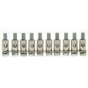 Weidmüller SAK Series Jumper Bar for DIN Rail Terminal Blocks, Grey, Pack of 5, 41A, 0368700000