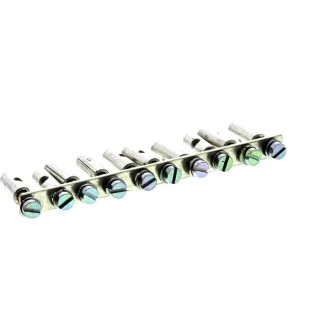 Weidmüller SAK Series Jumper Bar for DIN Rail Terminal Blocks Copper, Tin Plated, Steel, Brass 0457000000