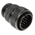 Amphenol Industrial MIL Spec Circular Connector Male 19 Contacts, Straight, 5.5A, Copper Alloy, IP67 MS3106A