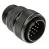 Amphenol Industrial MIL Spec Circular Connector Male 19 Contacts, Straight, 5.5A, Copper Alloy, IP67 MS3106A